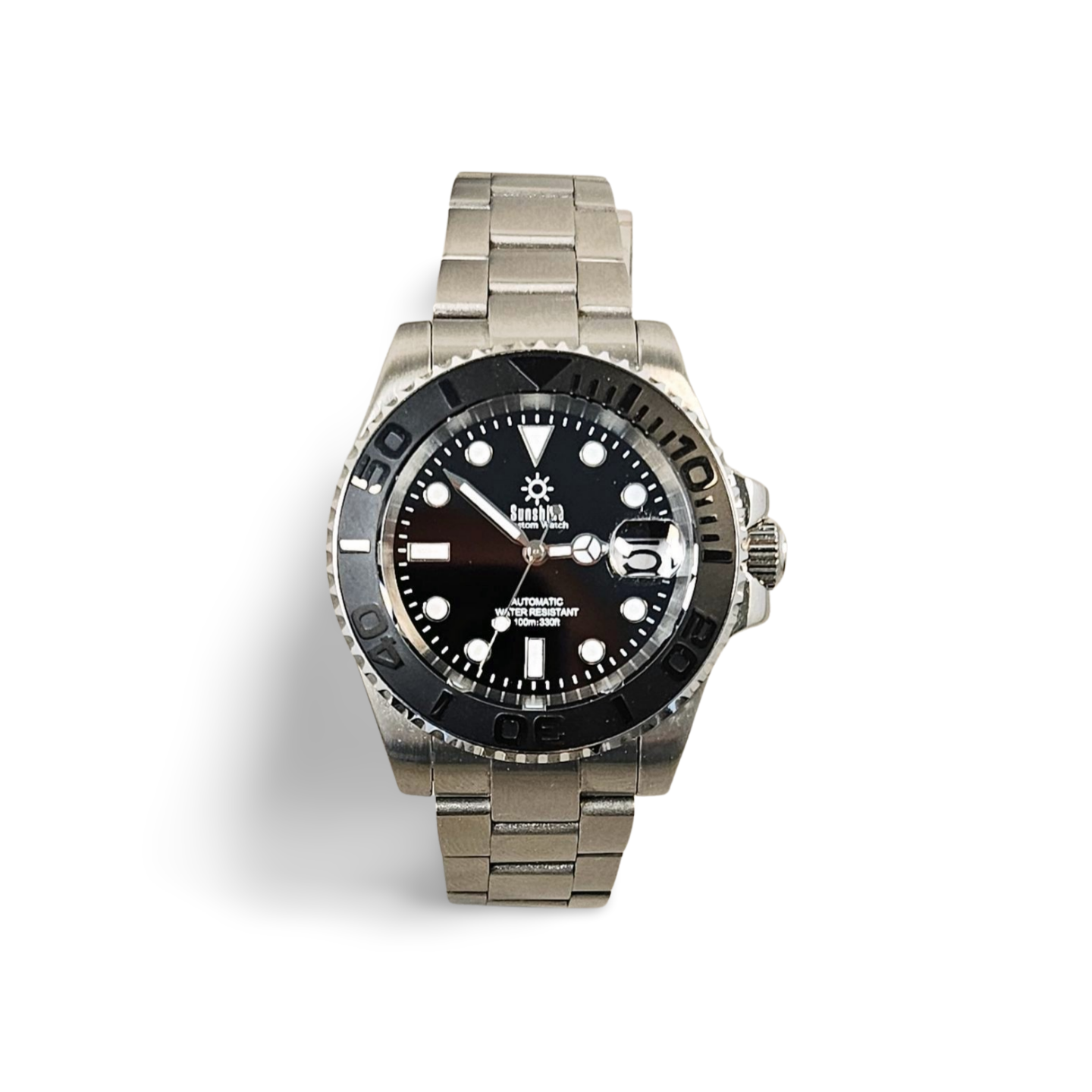 40mm Yacht Sub Diver Watch - Black