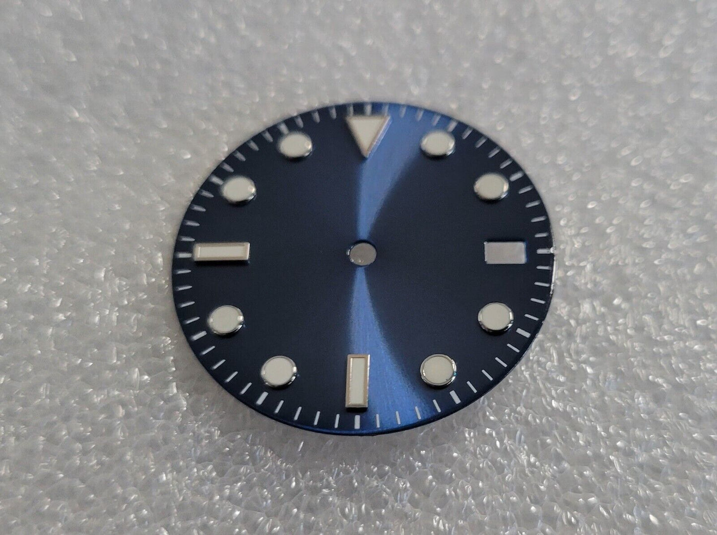 Dial 29.0mm No Logo for watch moding - BLUE - fits NH35 Family of Movements