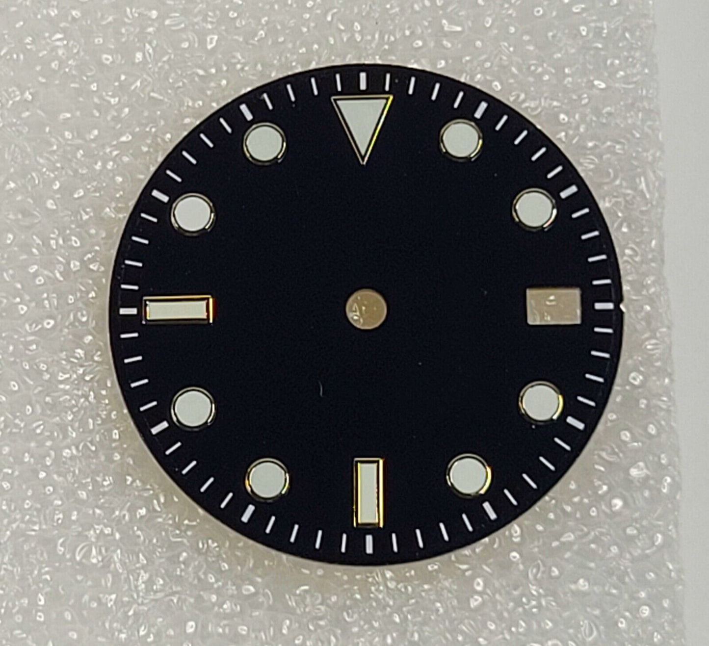 Dial 29.0mm No Logo for watch moding - BLACK - fits NH35 Family of Movements
