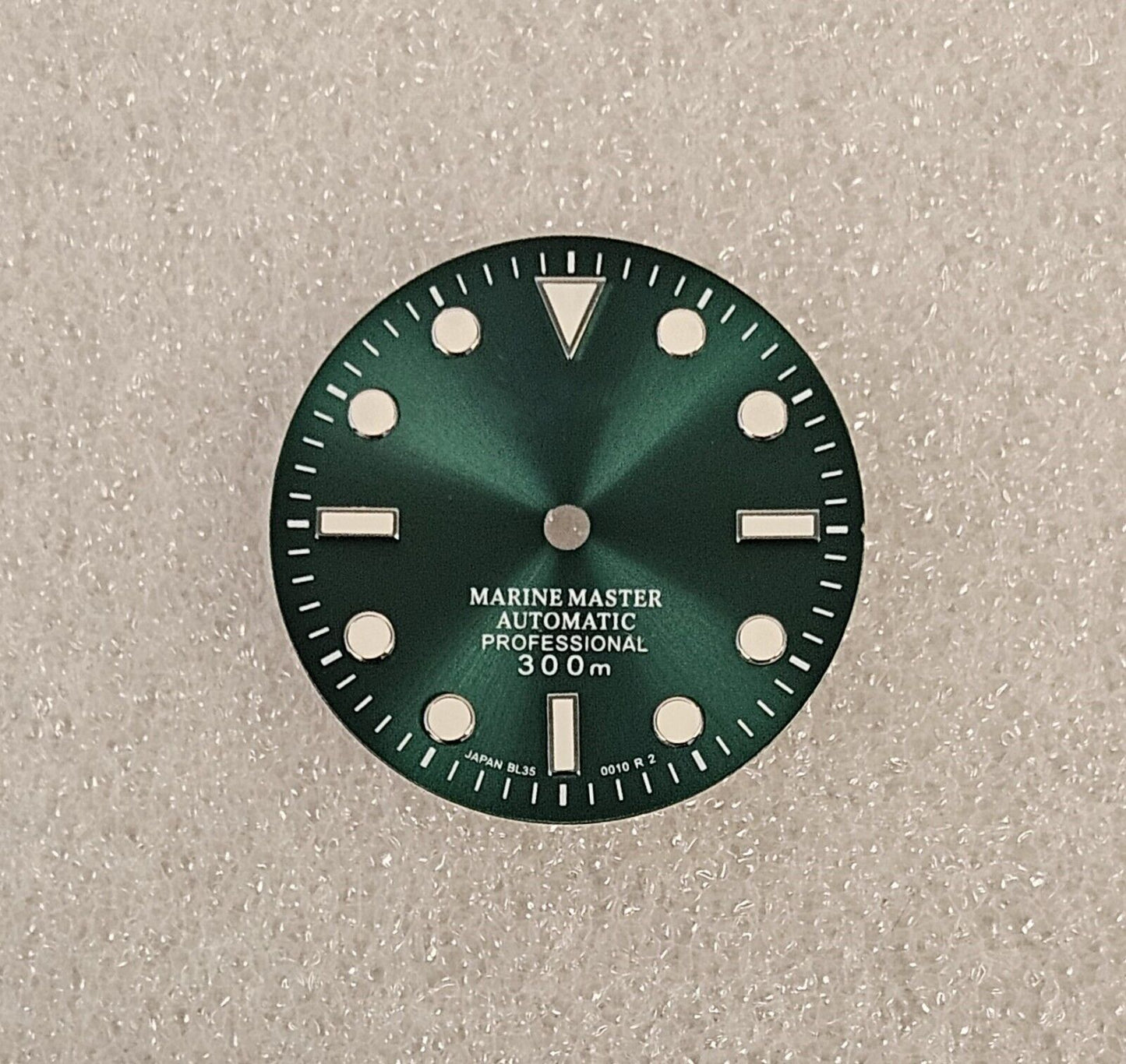 Dial 29.0mm GREEN with Logo for watch moding - fits NH35 Family of Movements