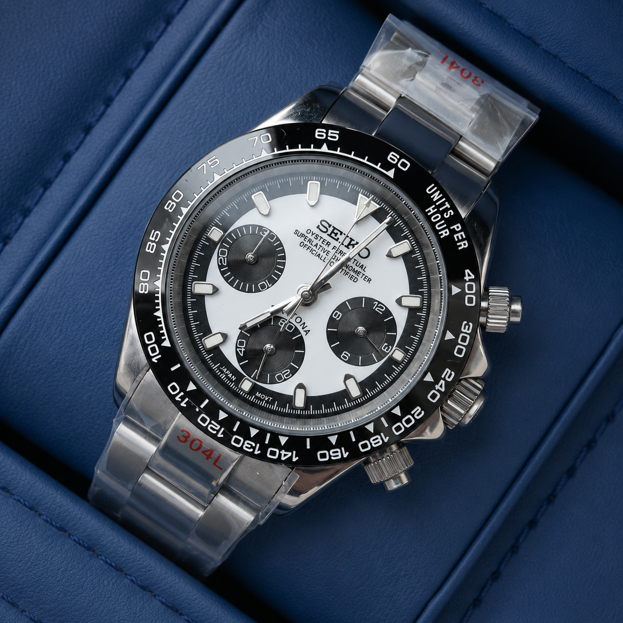 Seiko Daytona Mod Watch | White Dial | Ghost Edition – Mod Watch