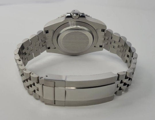 Seiko Custom Mod Watch Black Dial, Black Ceramic Bezel, Sapphire - powered by NH35 Automatic Movement - Sunshine Custom Watch