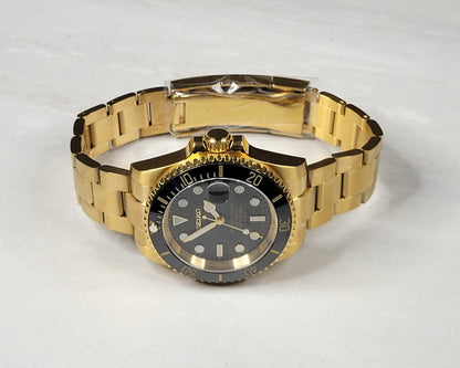 Seiko Sub Gold | Black