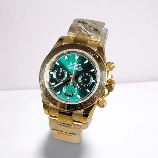 Seiko Daytona Gold | Green