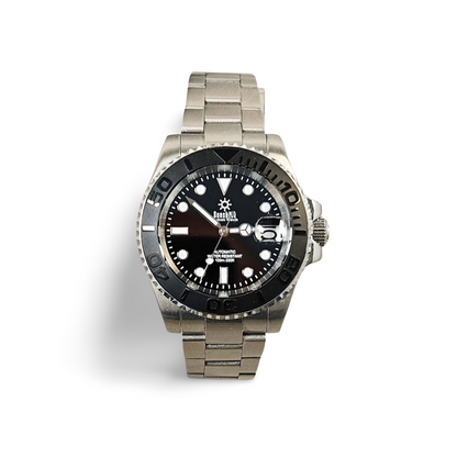 40mm Yacht Sub Diver Watch - Black