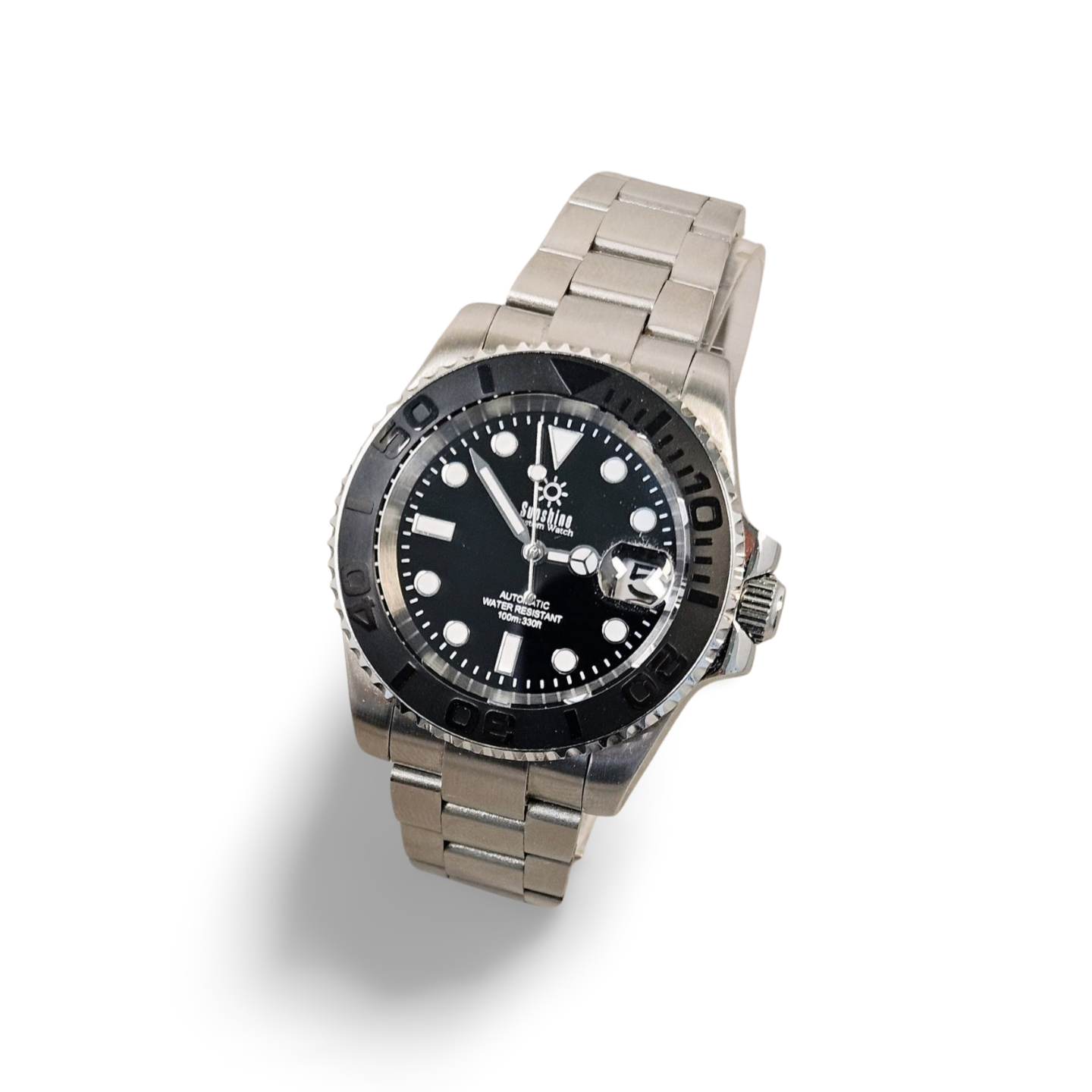 40mm Yacht Sub Diver Watch - Black