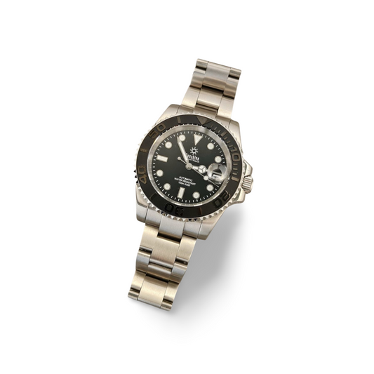 40mm Yacht Sub Diver Watch - Black