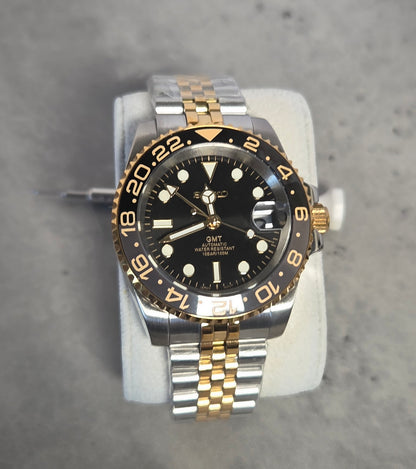 GMT Two Tone Custom Watch
