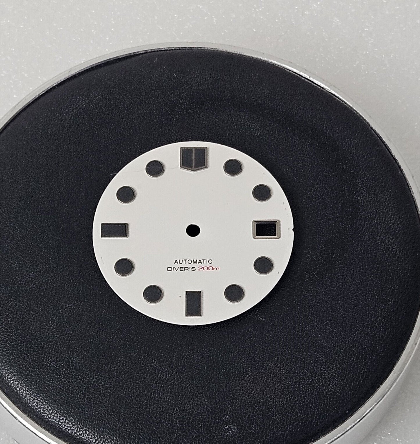 Dial 29.0mm No Logo for watch moding White/Goldv- fits NH35 Family of Movements