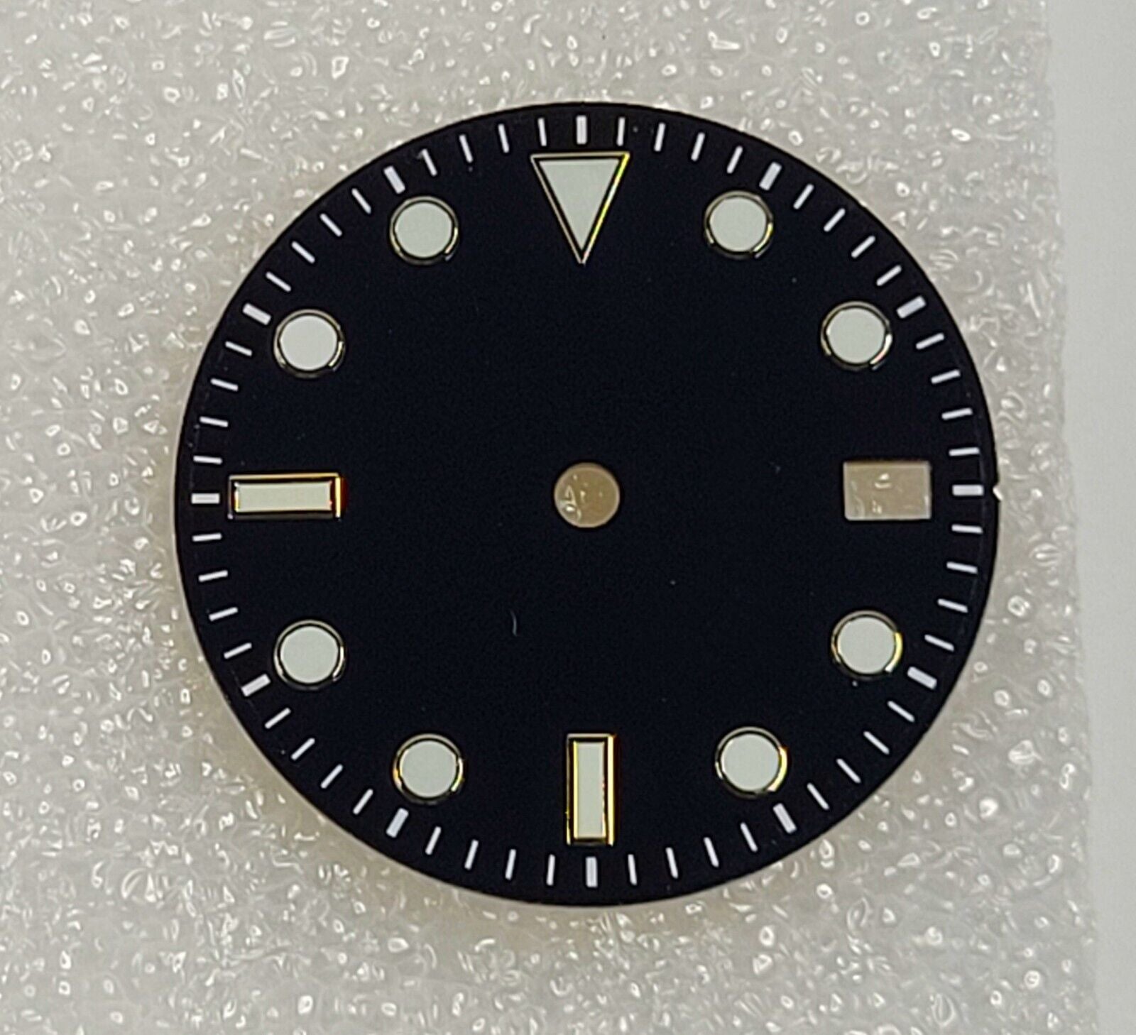 Dial 29.0mm No Logo for watch moding - BLACK - fits NH35 Family of Movements