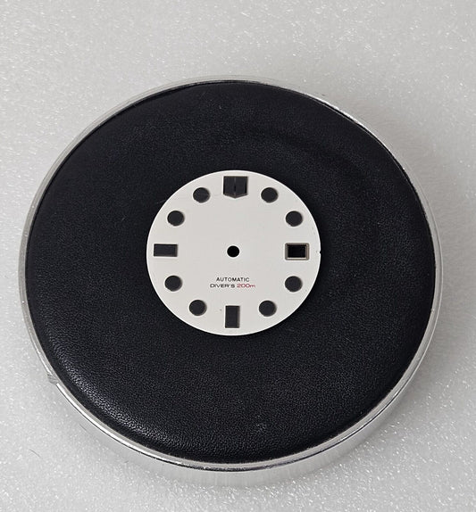 Dial 29.0mm No Logo for watch moding White/Goldv- fits NH35 Family of Movements