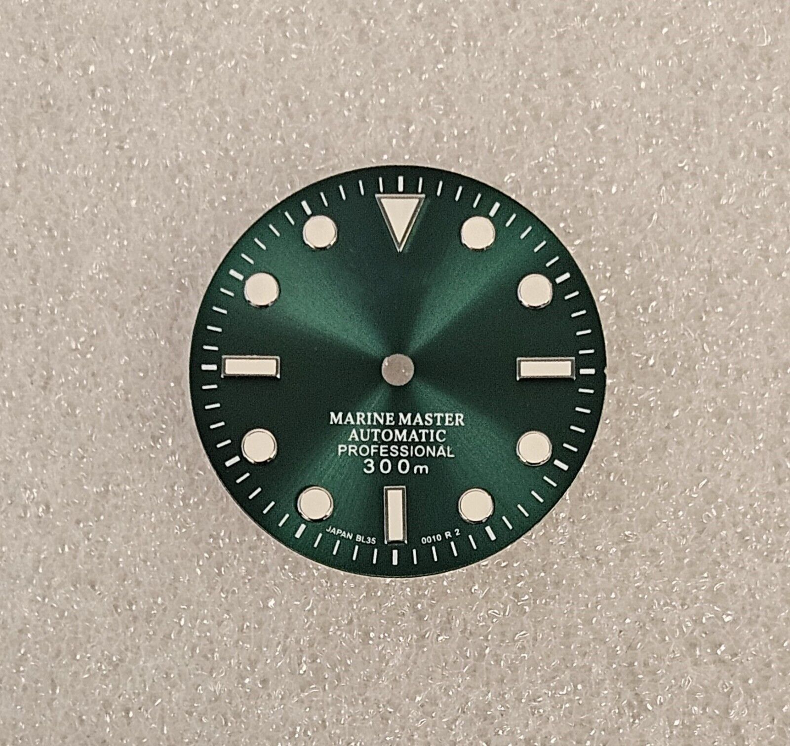 Dial 29.0mm GREEN with Logo for watch moding - fits NH35 Family of Movements