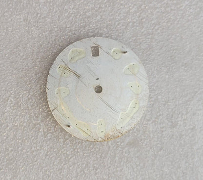 Dial 29.0mm No Logo,  Roman Numerals, Silver for watch moding - fits NH35 Family