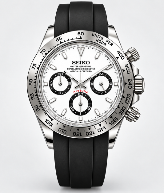 Daytona Mod | White / Silver