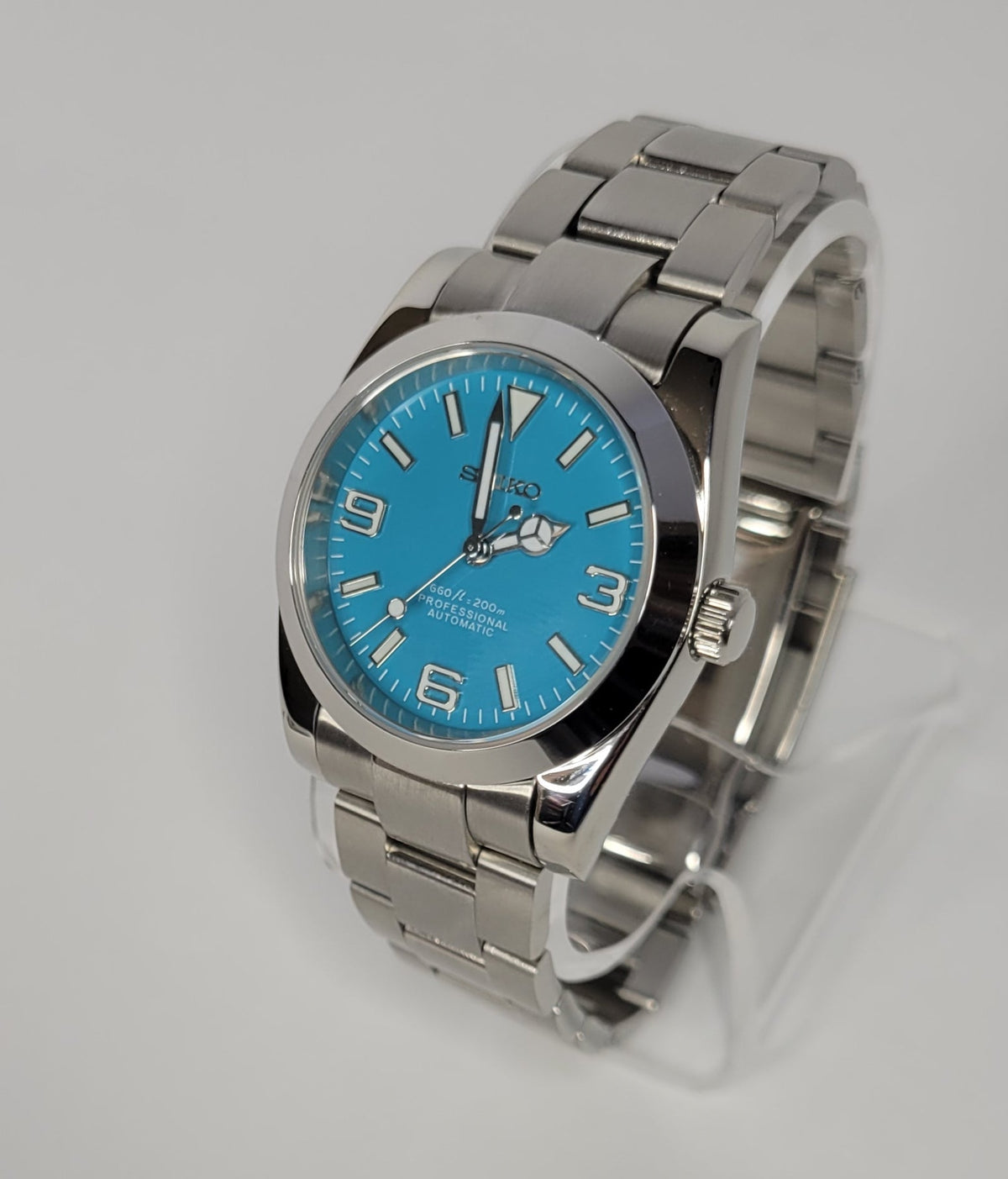 Classic Explorer Seiko Mod Watch, Various colors - Sunshine Custom Watch