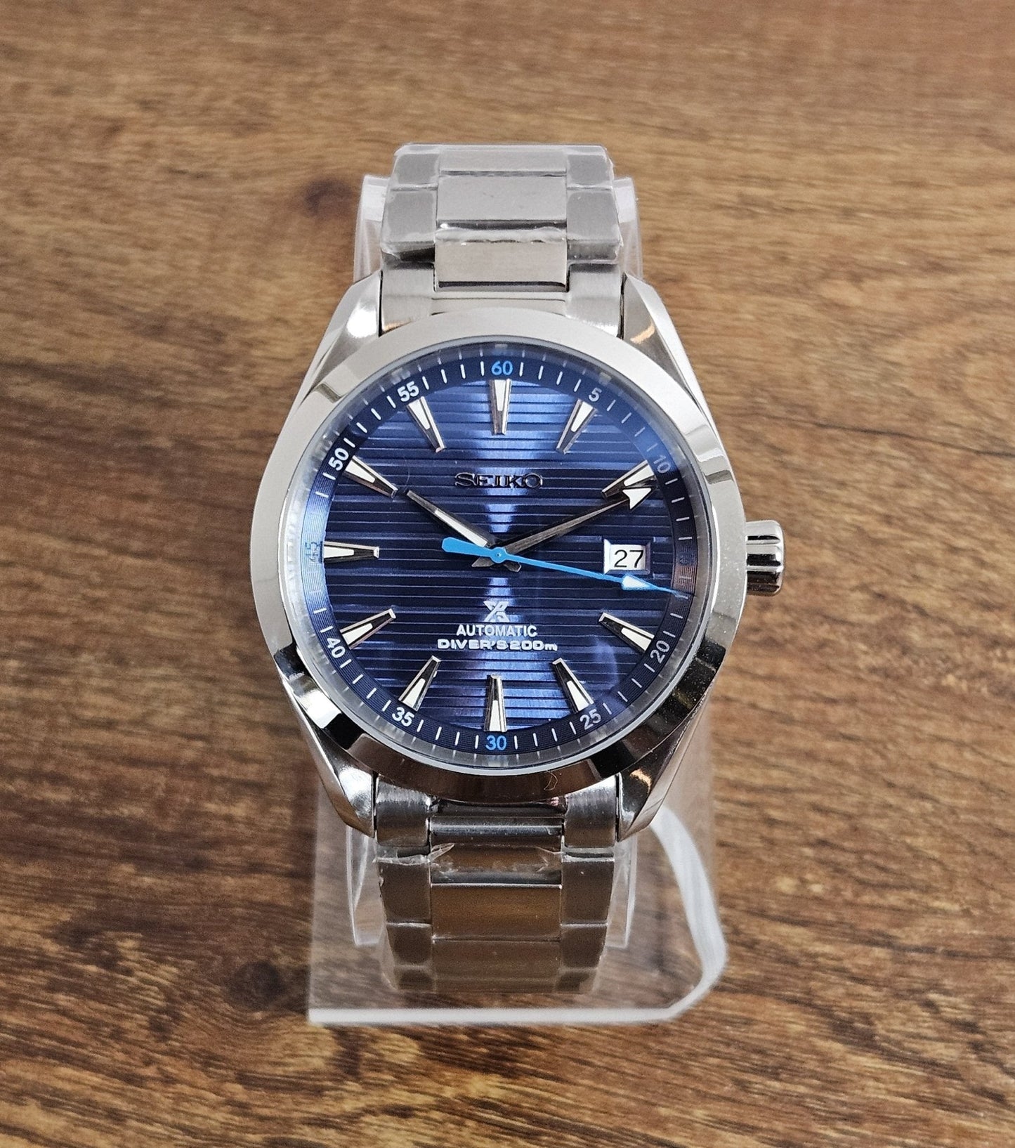 Custom Build Aqua Terra Style Custom Mod Watch, Powered by Seiko NH35A - Sunshine Custom Watch