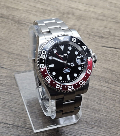 GMT Coke Seiko Custom Mod Watch - Sunshine Custom Watch