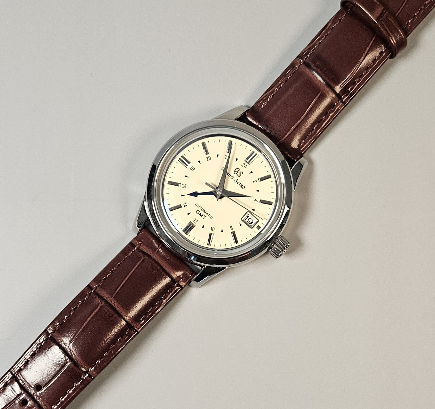 GMT GS Seiko Custom Mod Watch - Sunshine Custom Watch