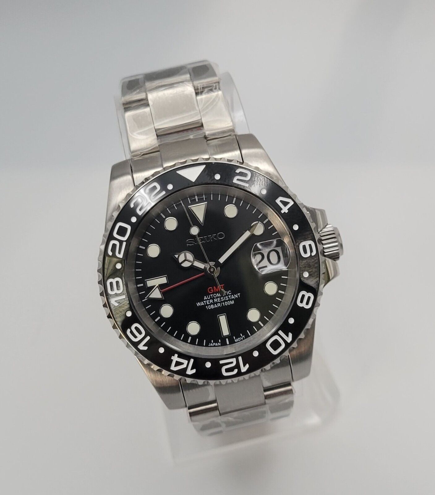 GMT Seiko Custom Mod Watch - Sunshine Custom Watch