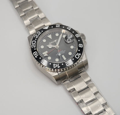 GMT Seiko Custom Mod Watch - Sunshine Custom Watch