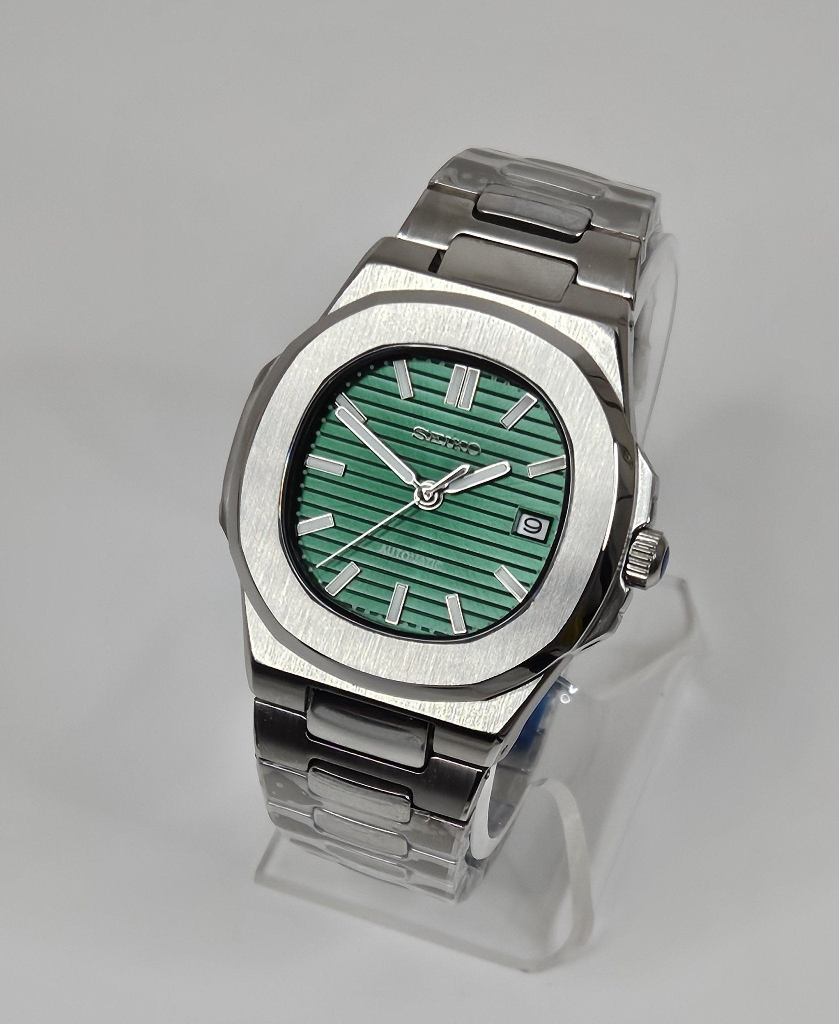 Nautilus Homage Watch Various Dial Colors - Powered by Seiko NH35A Auto Movement - Sunshine Custom Watch