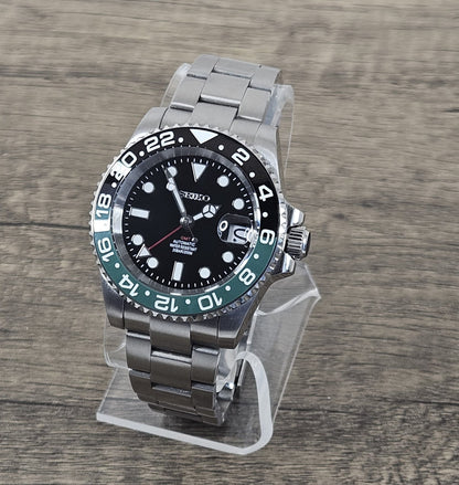 Spite GMT Seiko Custom Mod Watch - Sunshine Custom Watch